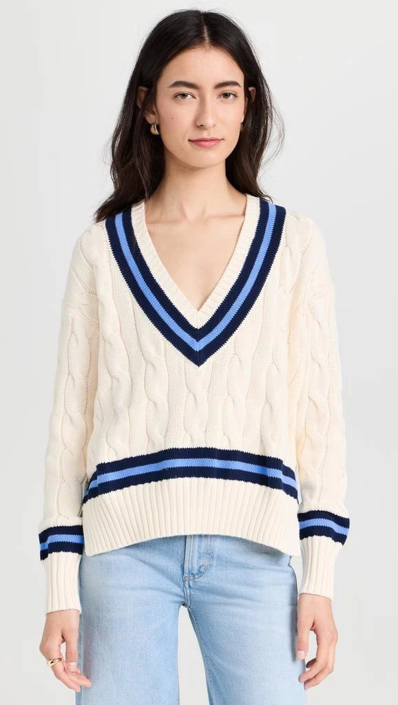 Ralph Lauren Cable Knit Cotton Cricket Sweater 6