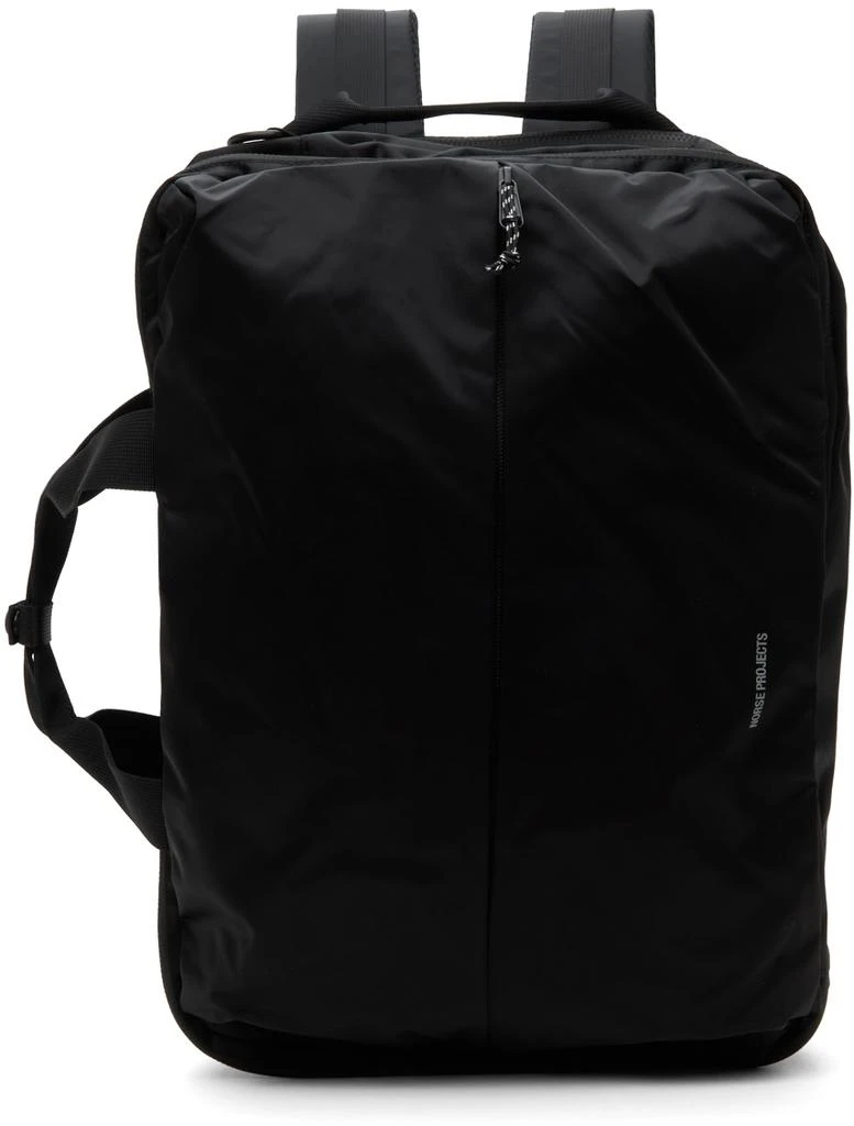 Norse Projects Black 3-Way Backpack 1