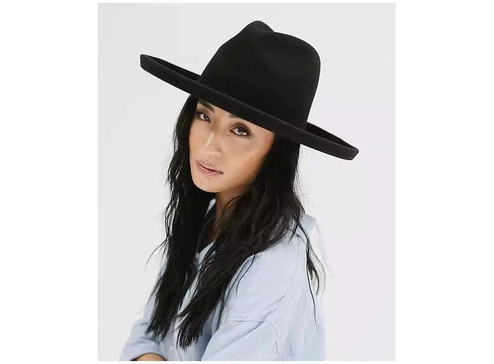 Gigi Pip Black Wide Brim Fedora Hat Gigi Pip Maude Wide Brim Fedora Hat | Nordstrom main image 2