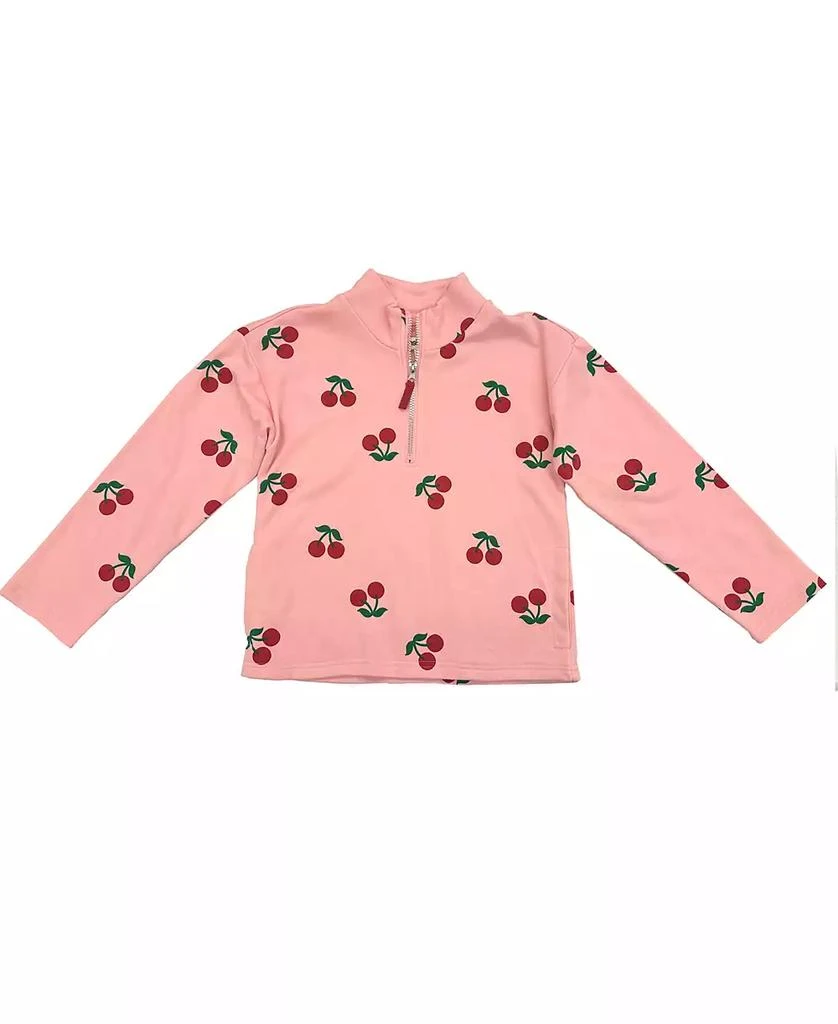 Kensie Big Girls French Terry Zip Up Hoodie 1