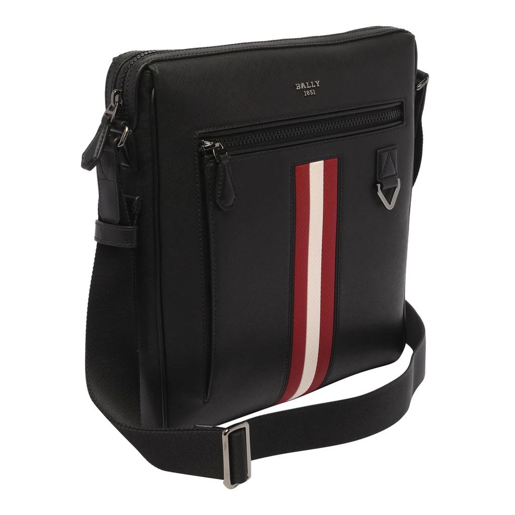 Bally Bally Mecoy Logo Plaque Zipped Crossbody Bag 3