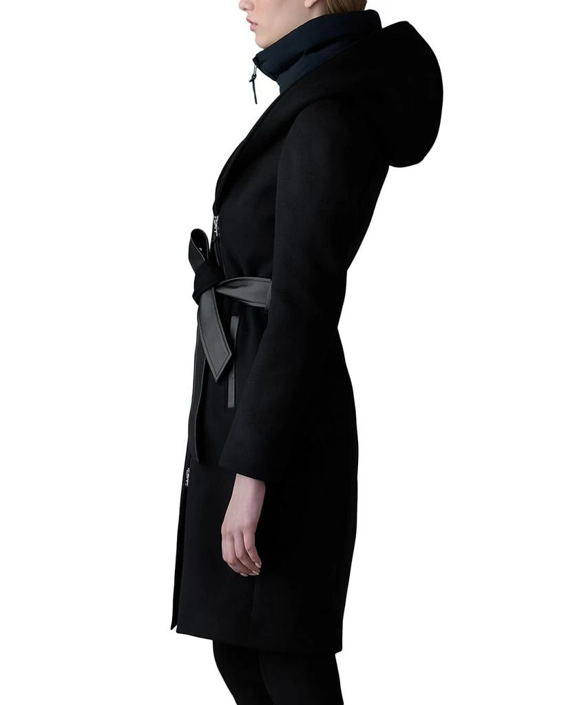 Mackage Shia 2 in 1 Double Face Wool Coat with Removable Bib 4