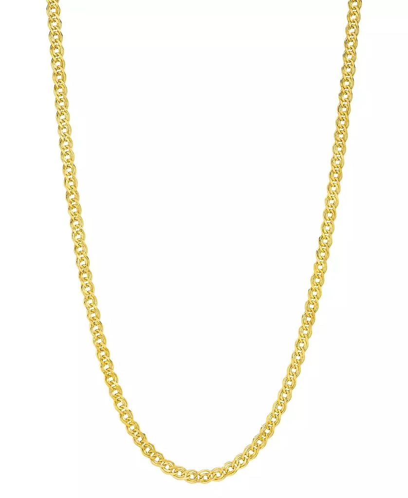 Macy's 18" Nonna Link Chain Collar Necklace (2-9/10mm) in 14k Gold 1