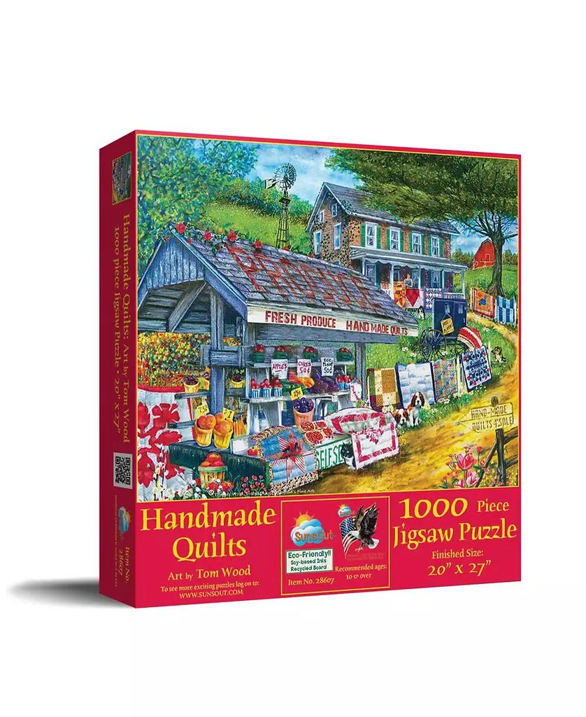 SunsOut Handmade Quilts 1000 piece Jigsaw Puzzle for Adults