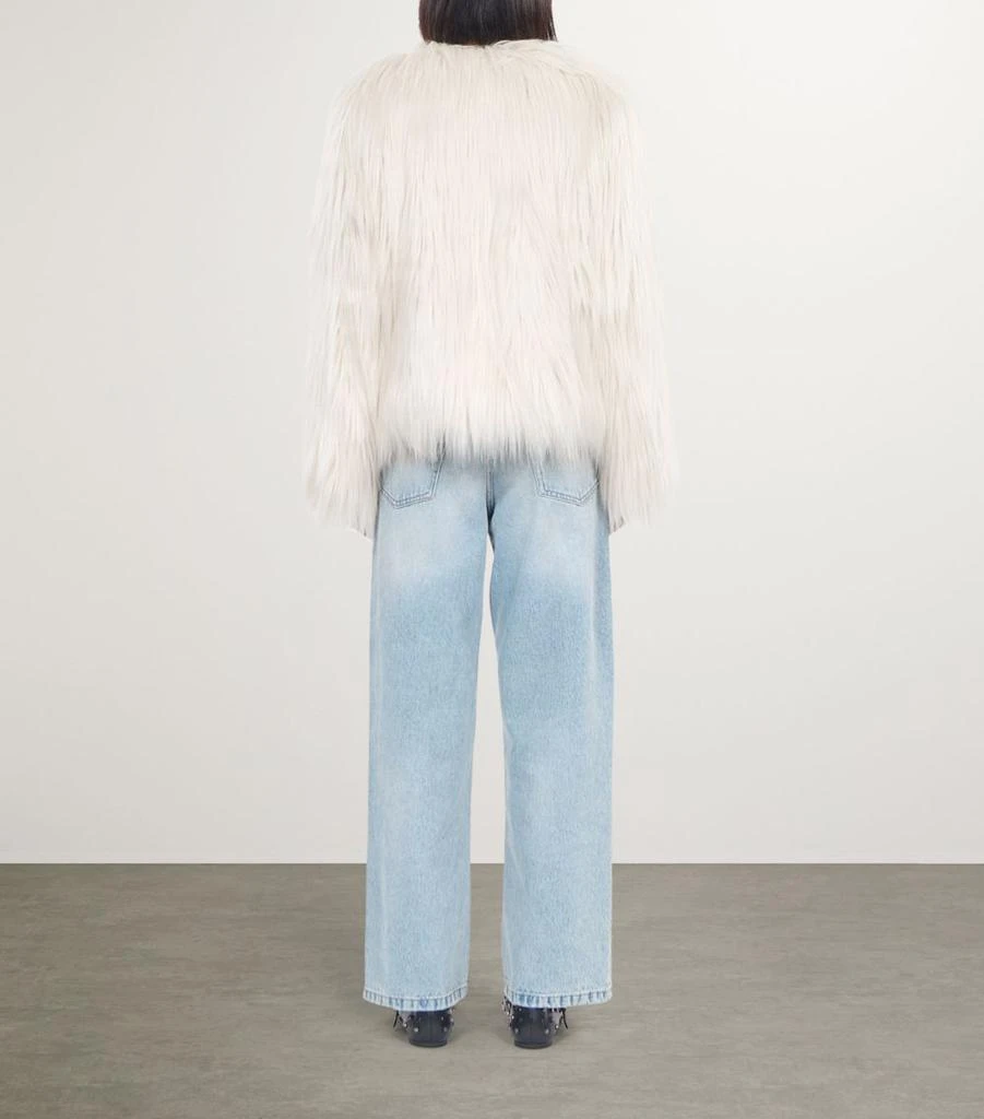 The Kooples Faux Fur Shag Jacket 4