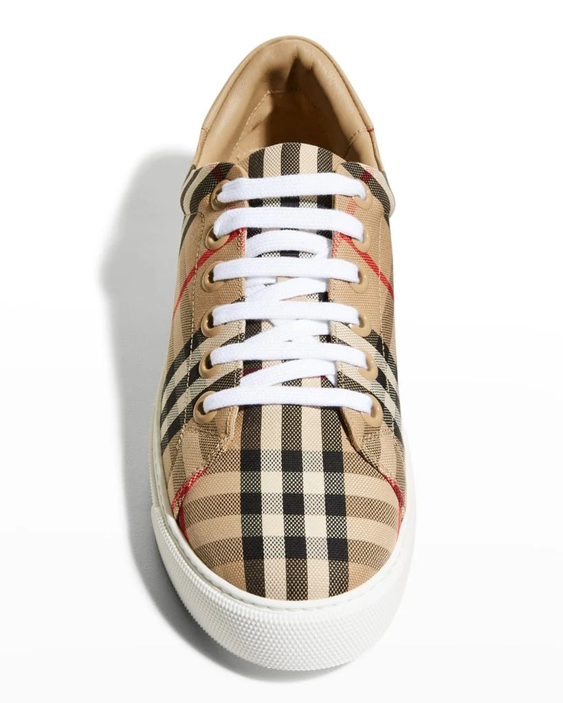 Burberry New Albridge Check Low-Top Sneakers 5