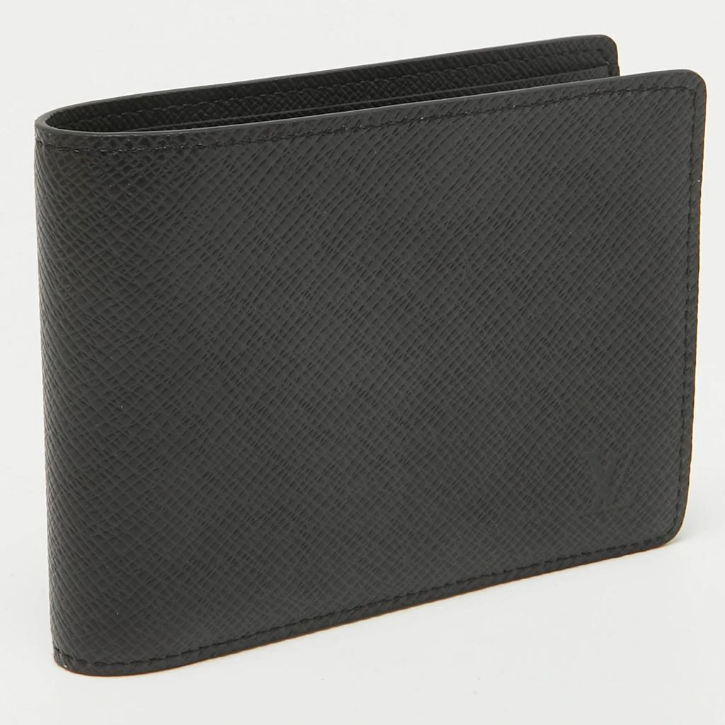 Louis Vuitton Louis Vuitton Black Taiga Leather Multiple Wallet 3