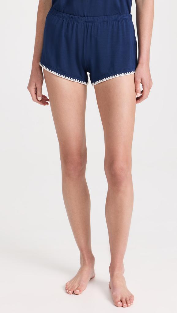 Eberjey Frida - The Whip Stitch Cami & Short Set - Shorts - Free