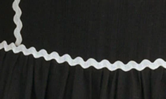 Lush Contrast Ric Rac Midi Dress 3