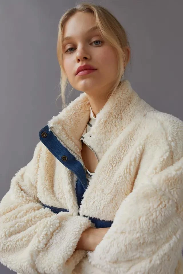 Urban Outfitters UO Laura Cozy Sherpa Jacket 5