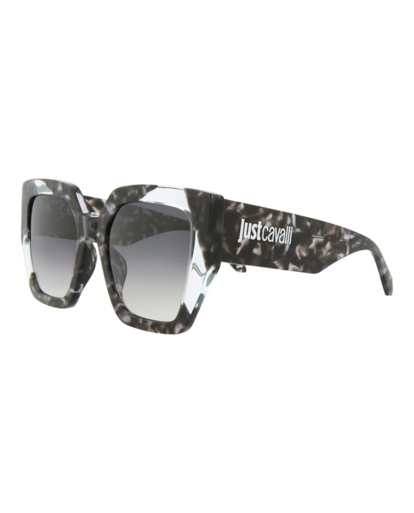 Just Cavalli Square-Frame Acetate Sunglasses