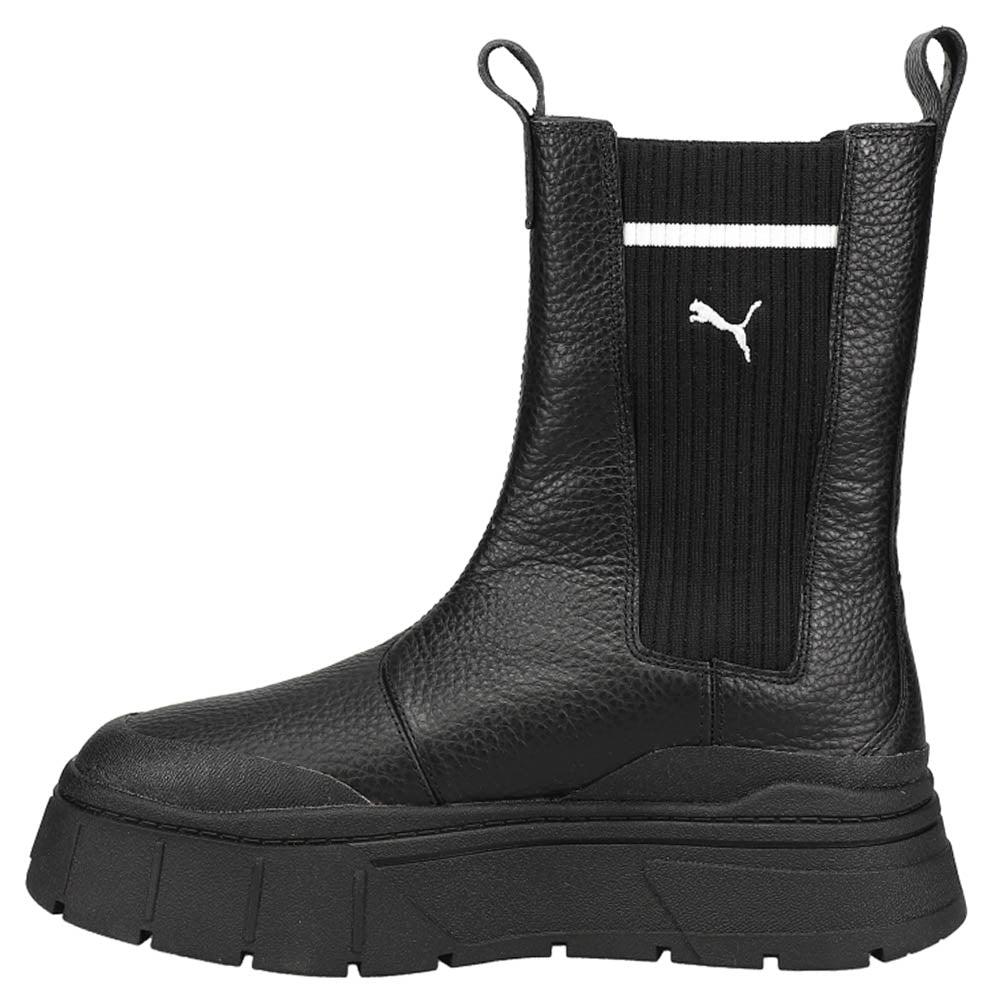 Puma Mayze Stack Round Toe Pull On Platform Chelsea Boots Boots Free Shipping BeyondStyle