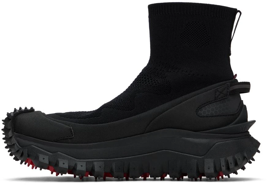Moncler Black Trailgrip Knit High Top Sneakers 3