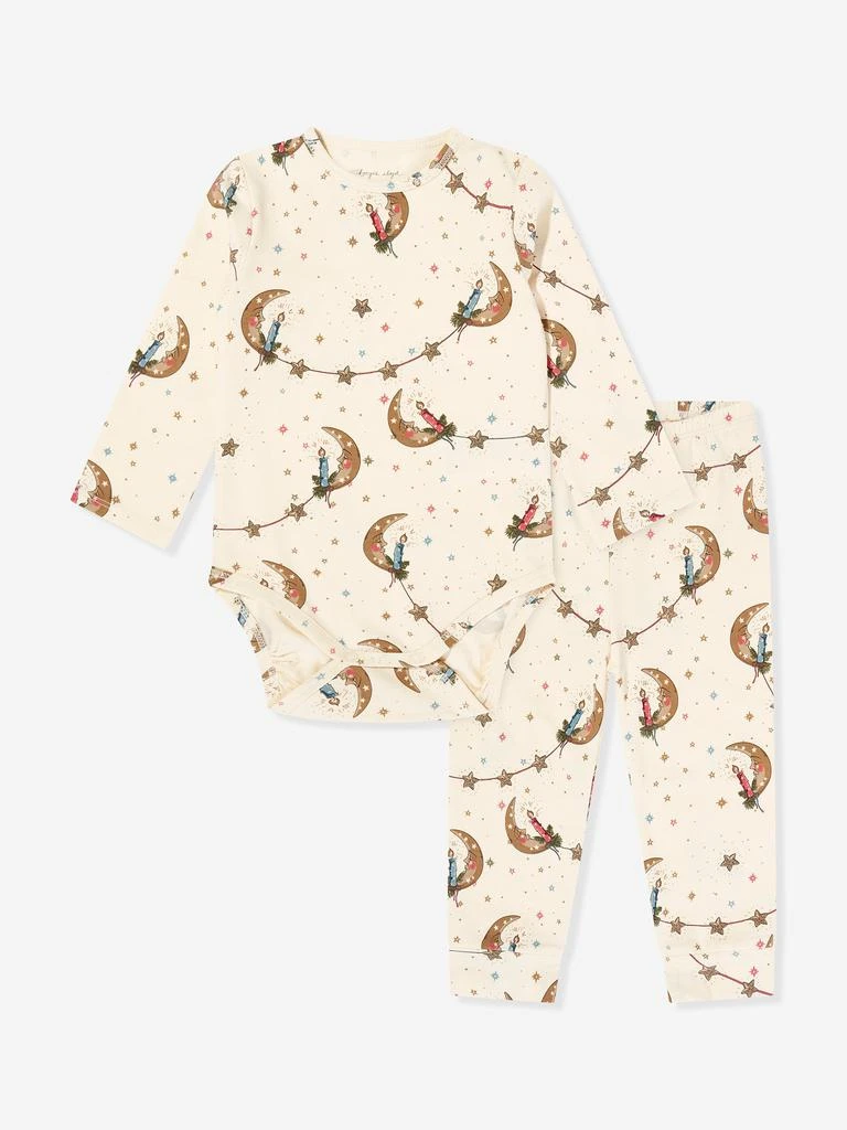 Konges Slojd Konges Sløjd Baby Luna Bodysuit Set in Ivory