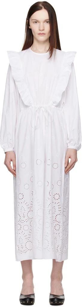 A.P.C. White Ginger Midi Dress 1