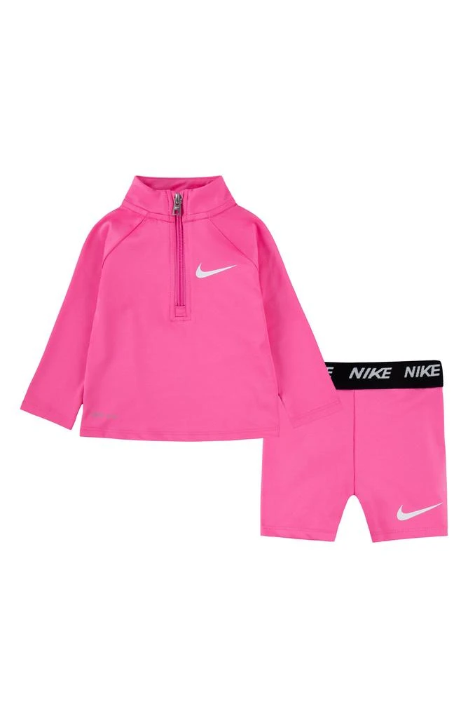 NIKE Dri-FIT Half Zip Jacket & Bike Shorts Set 1