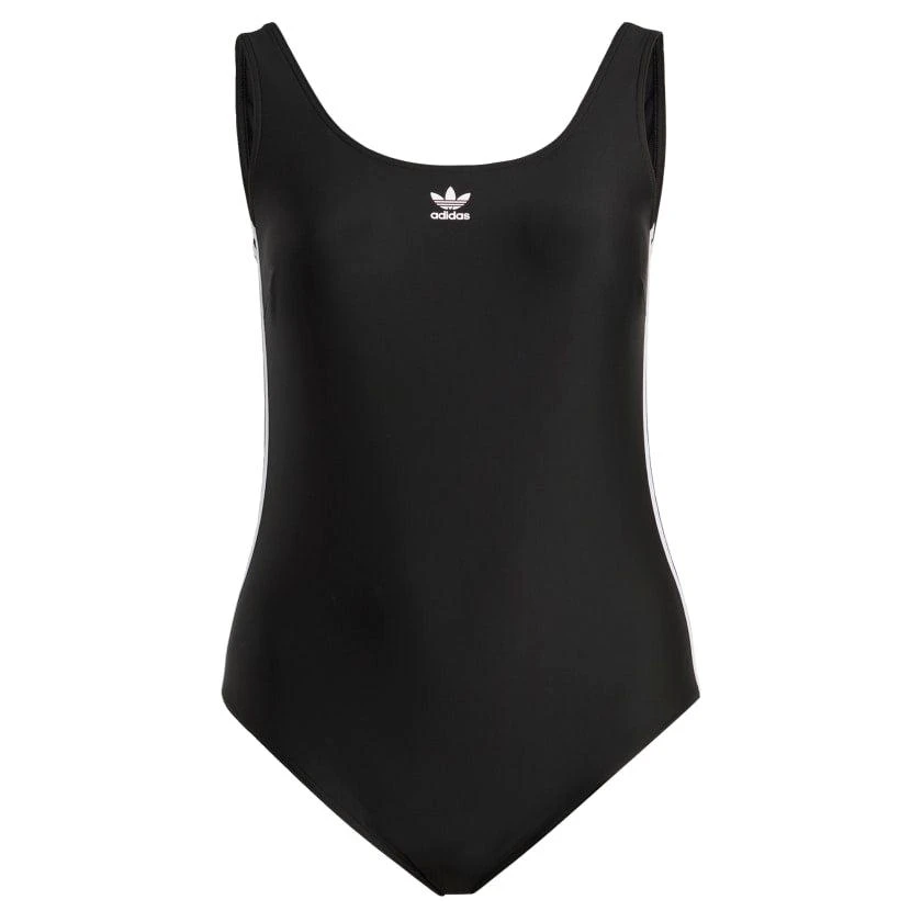 Adidas Women's  Adicolor 3-Stripes Swimsuit (Plus Size) 2