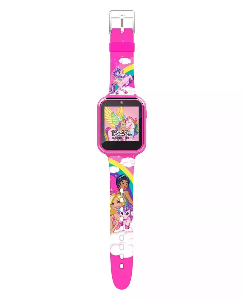 Accutime Children's Barbie Pink Silicone Smart Watch 38mm 3