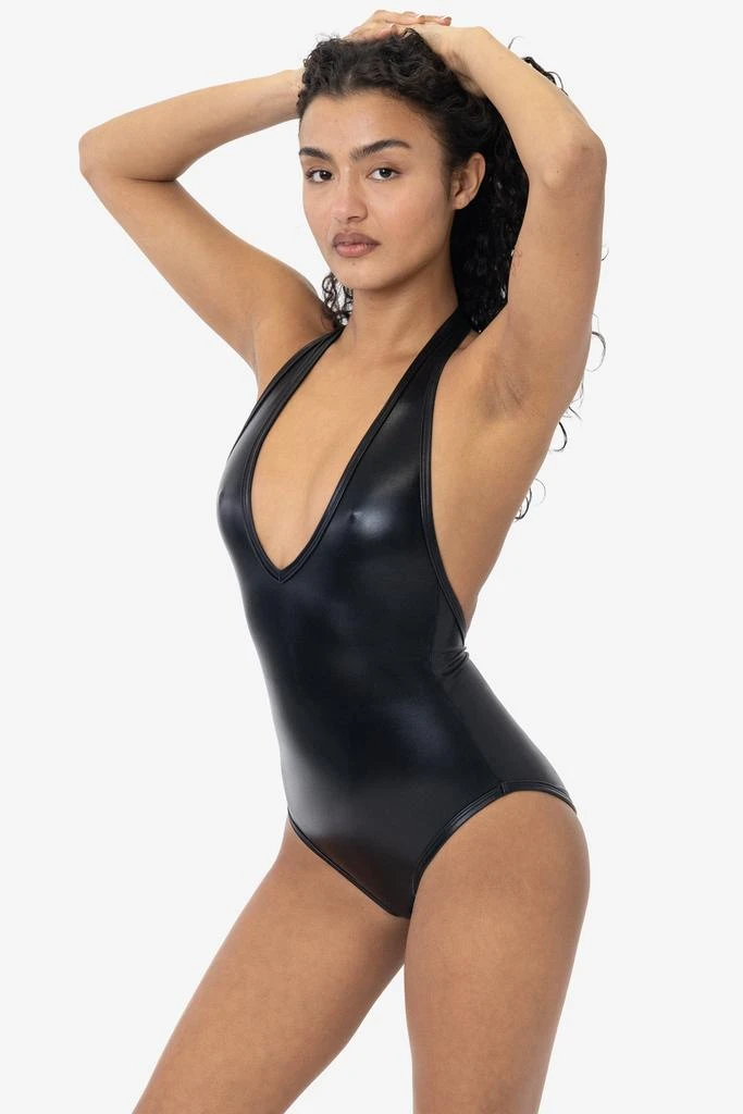 Los Angeles Apparel RLA312 - Lamé Halter Bodysuit 1