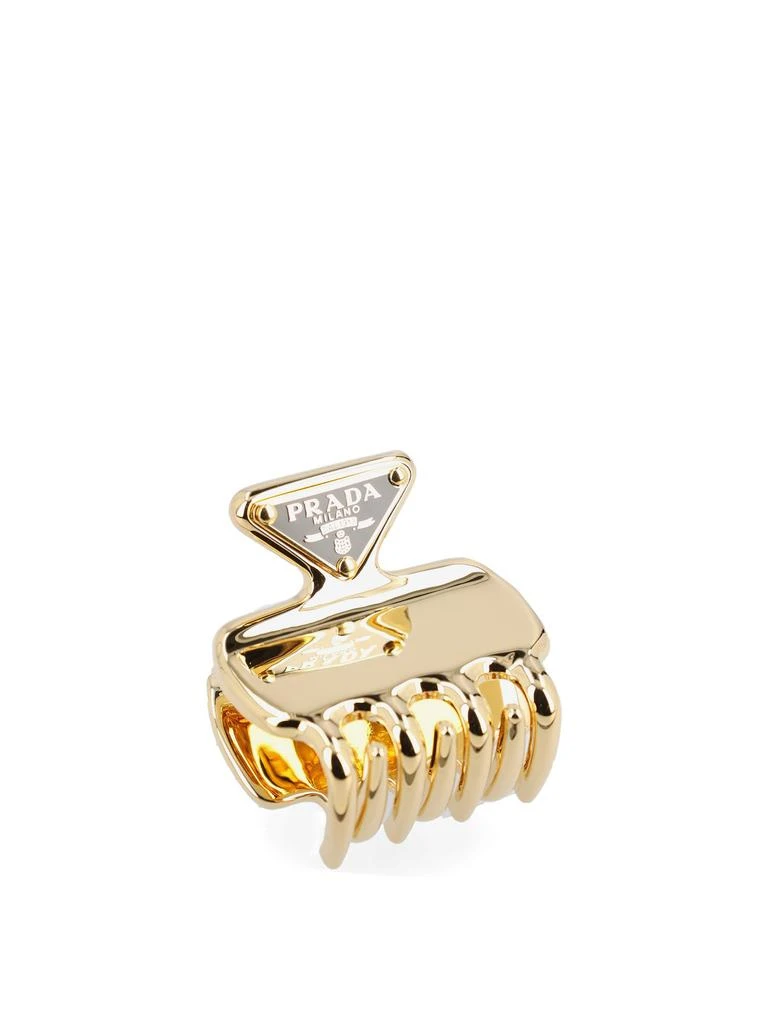 Prada Prada Logo Detailed Claw Hair Clip 1