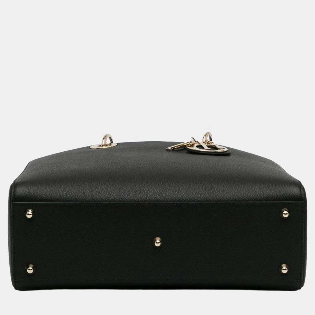 Dior Dior Black Large Grained Calfskin Lady Dior 4