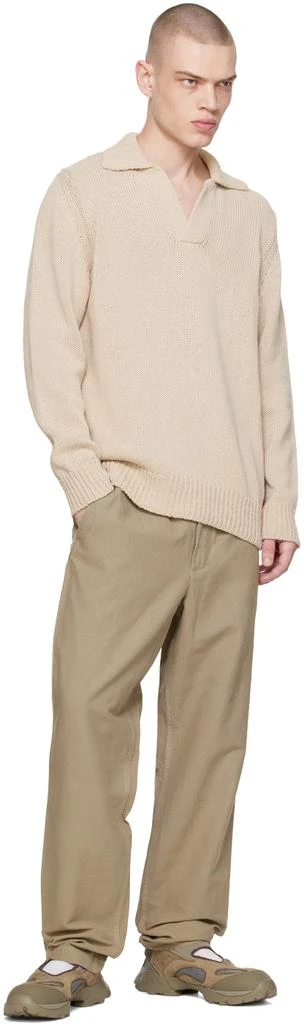 Norse Projects Tan Lasse Polo 4