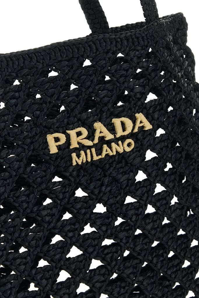 Prada Black straw handbag 3