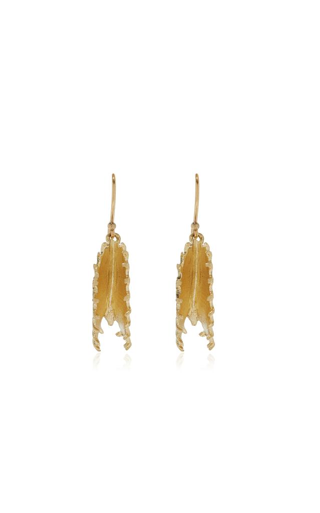 Annette Ferdinandsen Annette Ferdinandsen - Venus Fly Trap 14K Yellow Gold Earrings - Gold - OS - Moda Operandi - Gifts For Her