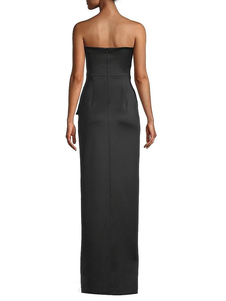 black halo asymmetrical dress Black Halo Sorelle Midi Dress in Bamboo