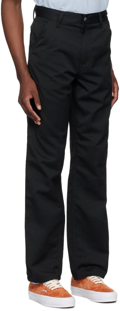 Carhartt WIP Black Simple Trousers 2