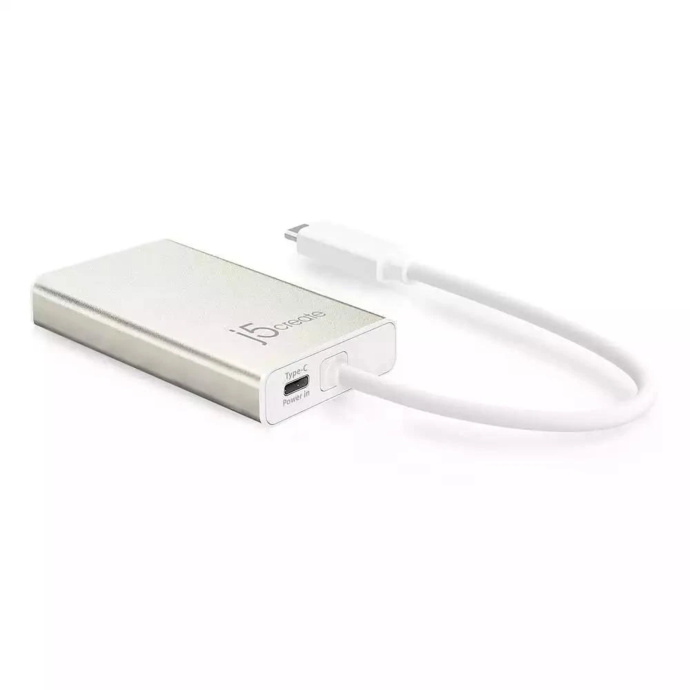 J5Create JCA374 USB Type-C Multi-Adapter HDMI 
Gigabit Ethernet 
USB3.0