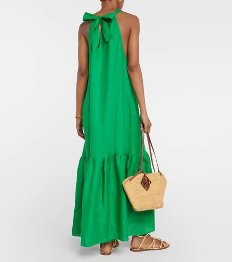 Asceno Ibiza linen maxi dress 3