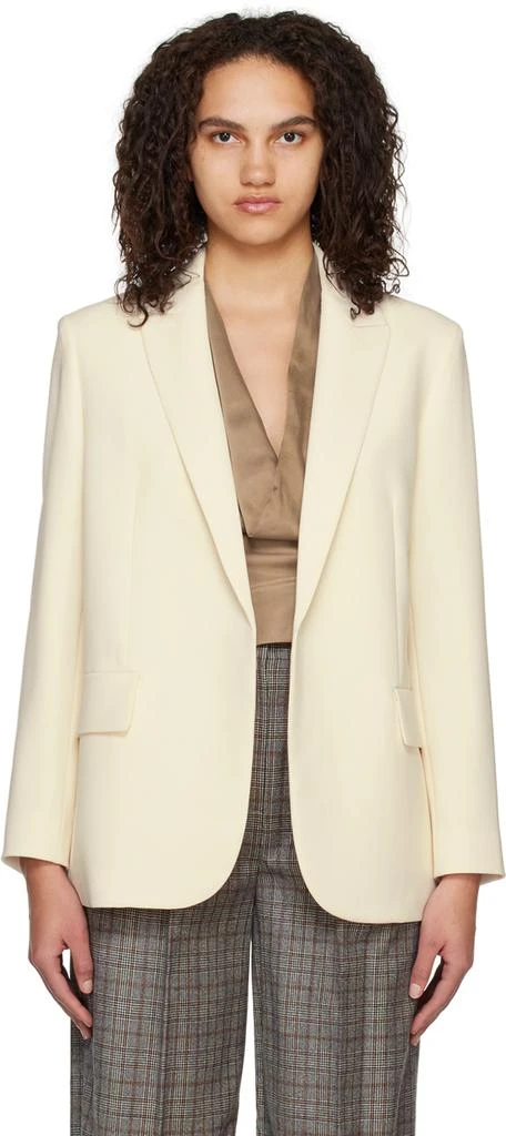Theory Off-White Relaxed Blazer 1
