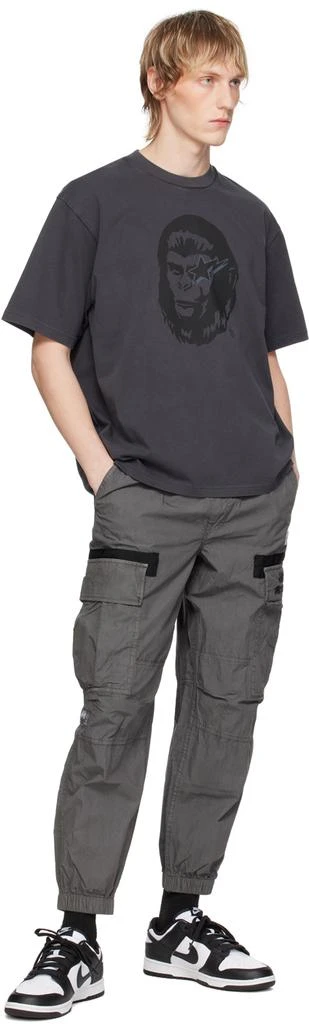 Bape Black 'World Gone Mad' T-Shirt 4