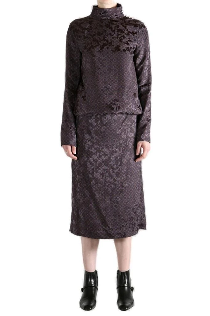 Dries Van Noten Dries Van Noten Debo Jacquard Midi Dress 1