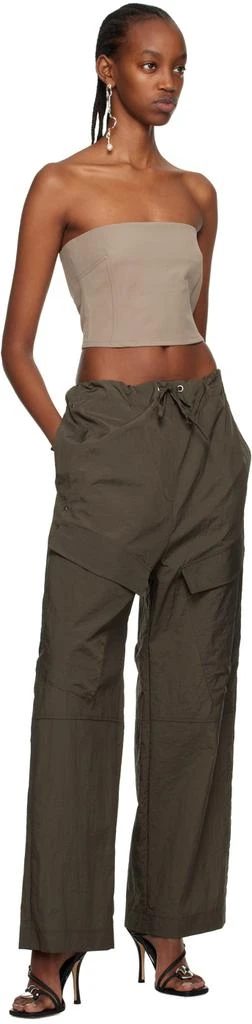 Paris Georgia SSENSE Work Capsule – Taupe Audrey Tube Top 4