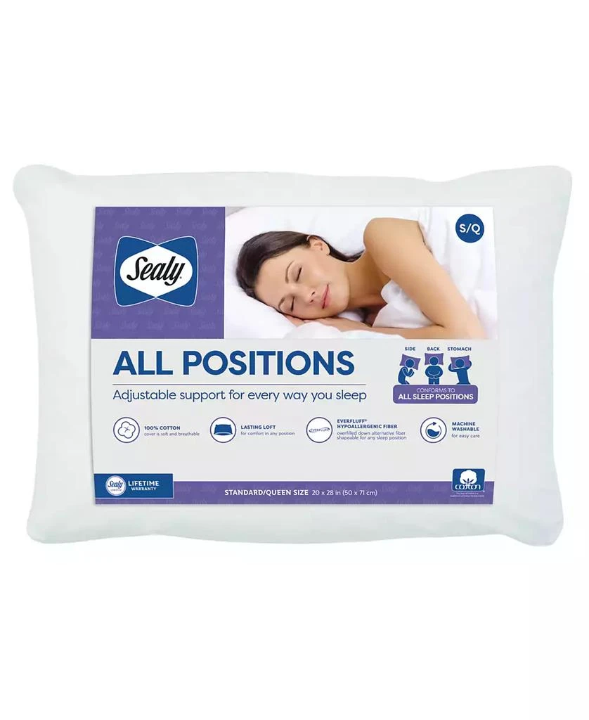Sealy All Positions Adjustable Support Pillow 3