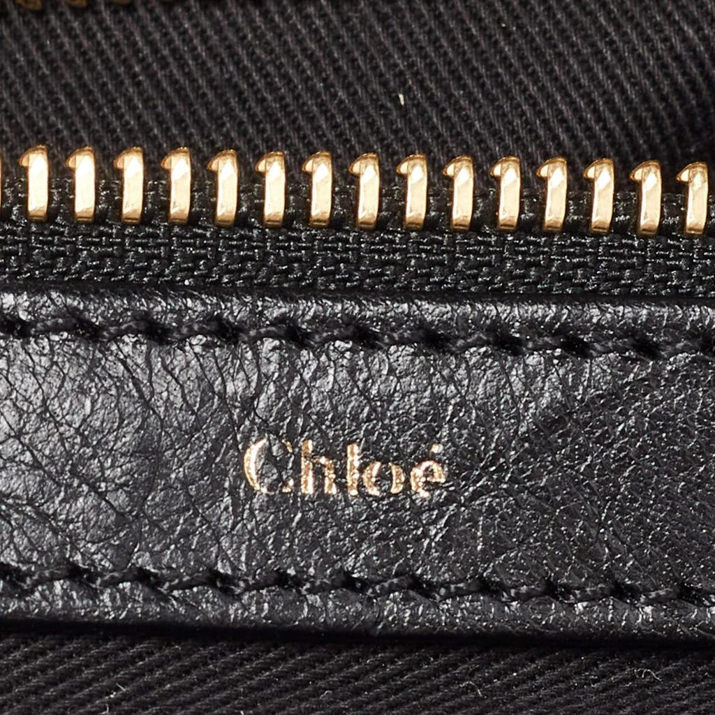 Chloé Chloe Orange/Black Leather Alice Satchel 13