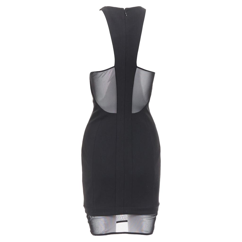 Elizabeth and James Elizabeth And James Parker Sheer Hem Racer Top Mini Dress