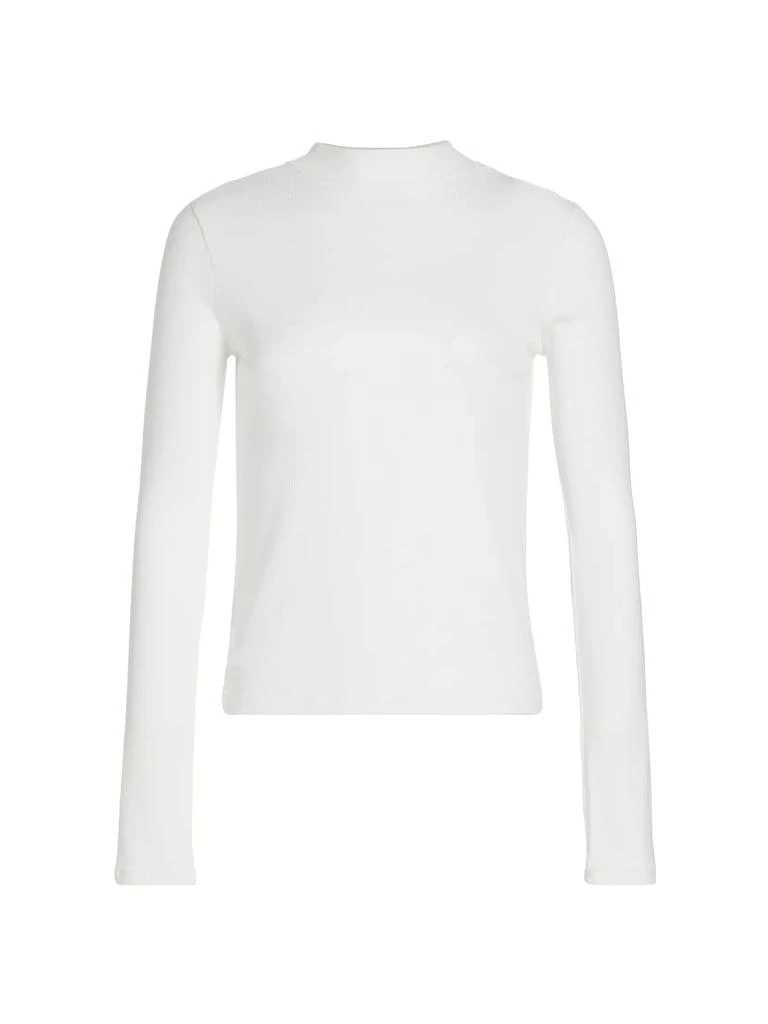 Askk NY Ribbed Mock Turtleneck Top 1