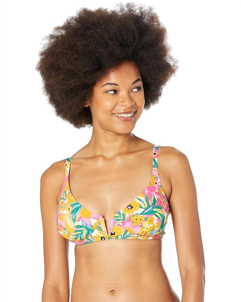 Anne Cole Anne Cole - Sunshine Floral V-Wire Bikini Top