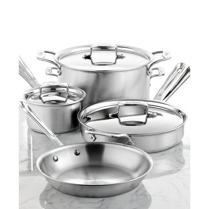 All-Clad d5 Stainless Brushed 7-Piece Cookware Set - Exclusive 5