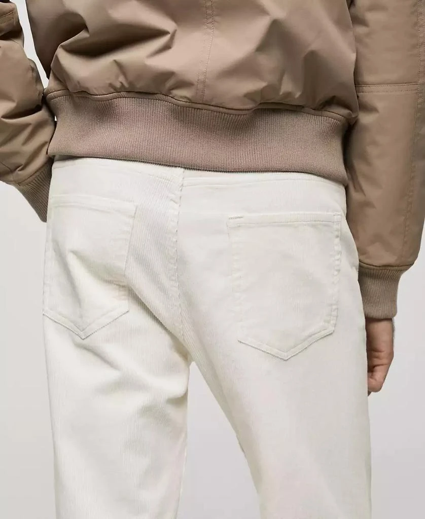 Mango Men's Regular-Fit Corduroy Pants 6