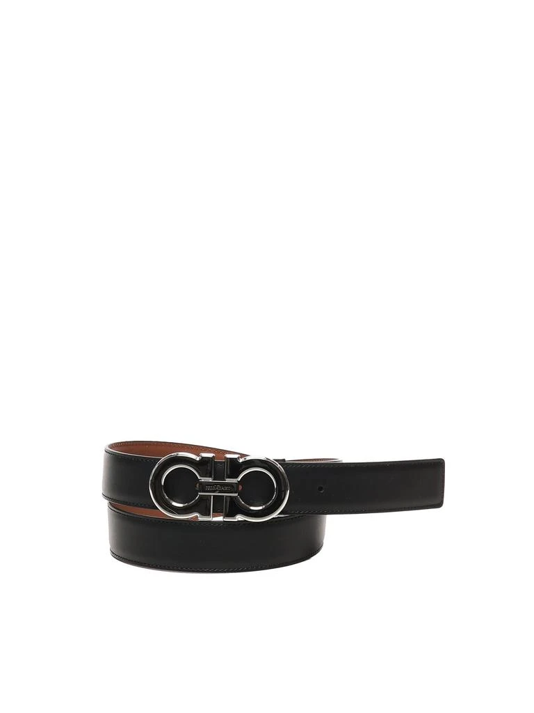 Salvatore Ferragamo Ferragamo Reversible And Adjustable Gancini Belt 1