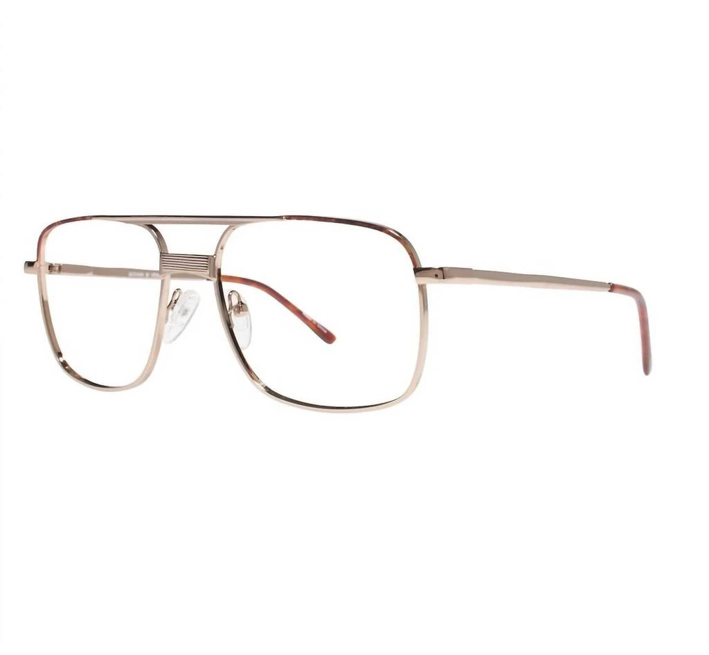 Giovani di Venezia Men
s Robert Aviator Eyeglasses In Gold Tortoise