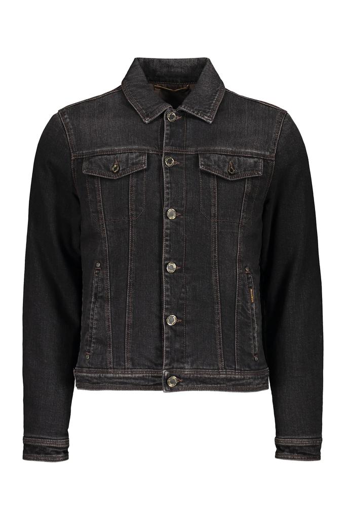 Men's Arrow Zipper-Trim Denim Jacket – On Sale Now with Up