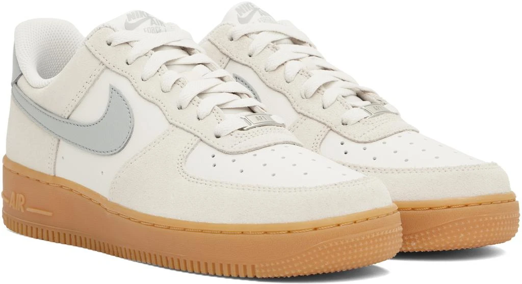 NIKE Beige 
Gray Air Force 1 
07 LV8 Sneakers 4