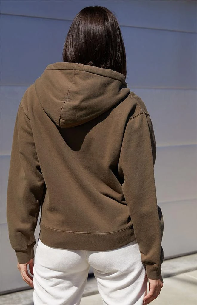 John Galt Brown Full Zip Hoodie 4