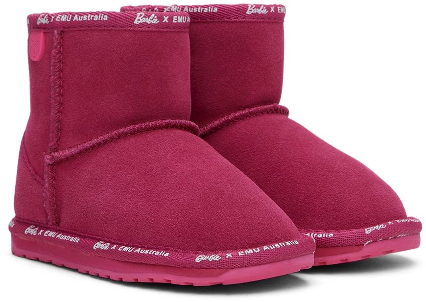 EMU Australia Kids Pink Barbie Wallaby Mini Boots 4