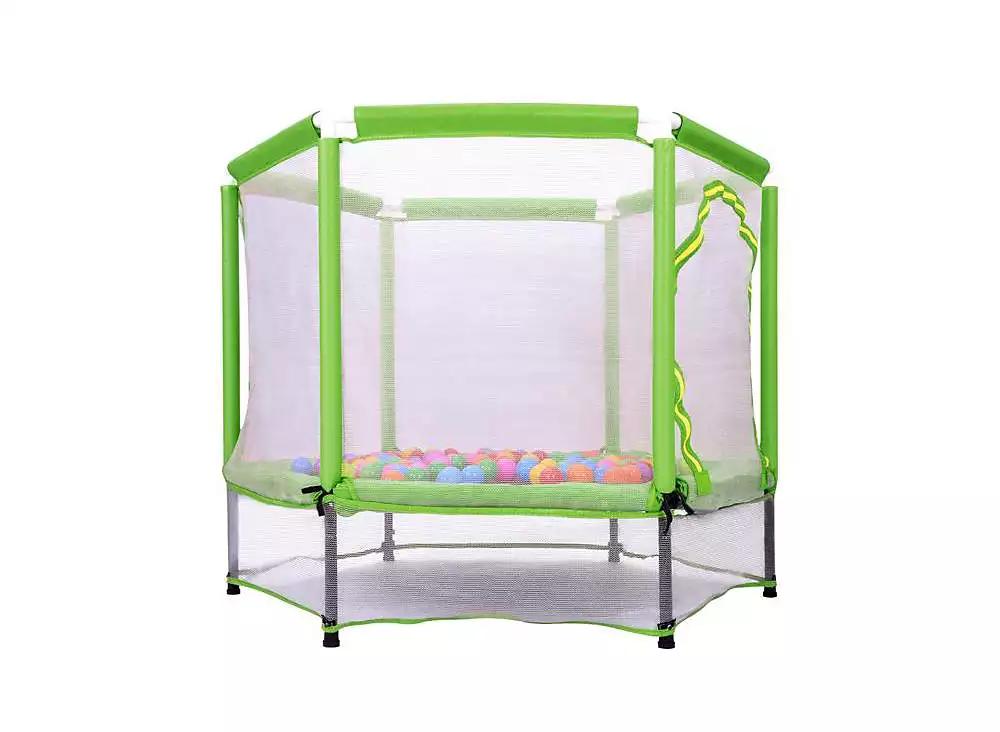 Slickblue 55" Toddlers Trampoline with Safety Enclosure Net 
Balls
